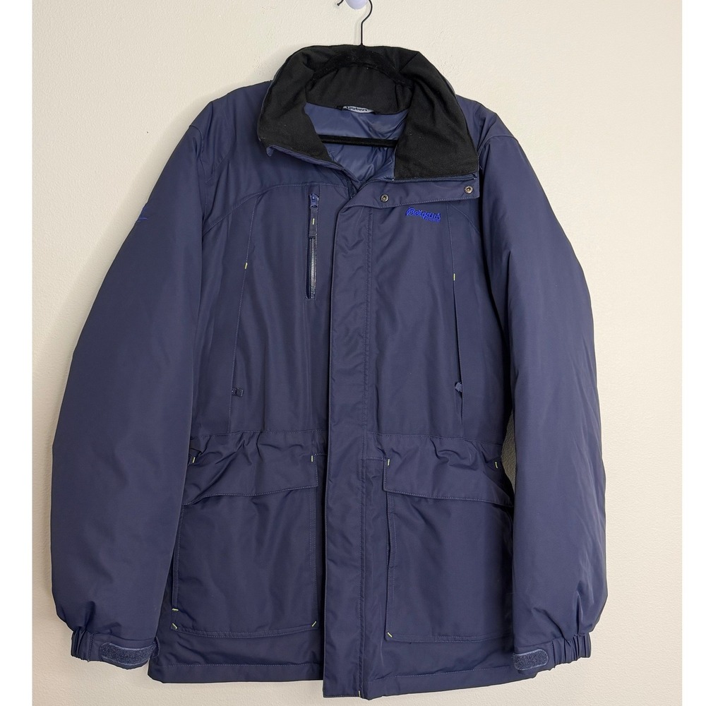 Bergans of Norway Men's Blue Insulated Winter 5386 Granitt Down Parka Jacket L